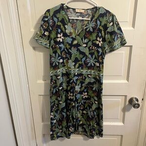 Floral Tory Burch Mini Dress